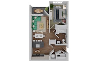 The Bungalow (Classic A1) Floor Plan at Stella, San Tan Valley, AZ 85143