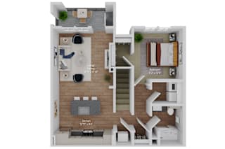 The Revive Upper (Select A1U) Floor Plan at Stella, San Tan Valley, AZ 85143