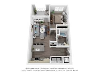 A1 Plus Floor Plan at The Maddox, Buckeye, AZ, 85326