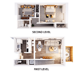 A diagram shows the layout of a two-level apartment at Stony Creek Apartments, Santa Rosa, CA, 95401