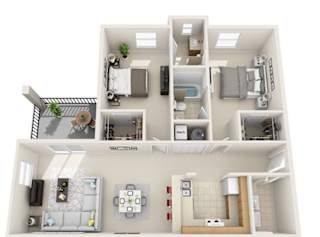 2 Bed 2 Bath at Stoneridge Apartments, Gainesville, 32608