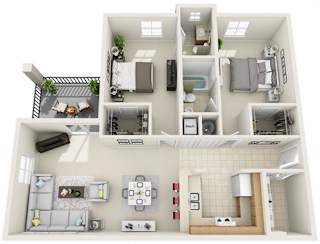 2 bed 2 bath at Tivoli Apartments of Orlando, Oviedo, Florida, 32765