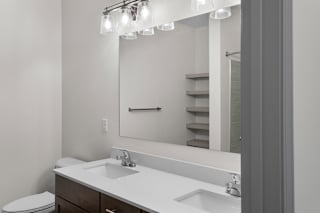 White Bathroom at Arlington Farms, Greenwood, Indiana