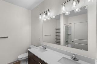 Bathroom With Vanity Lights at Arlington Farms, Greenwood, IN, 46143