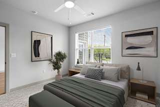 Comfortable Bedroom at Forest Edge Apartments, Charlestown Indiana
