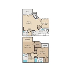 Grandcanyon Floor Plan at Highland Park, Fort Worth, Texas