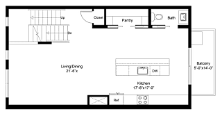 a floor plan of a small house