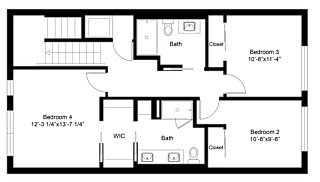 the floor plan of baronial style luxury house