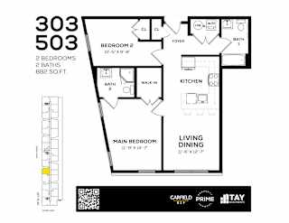 303 Floor Plan at 829 Garfield, New Jersey, 07305