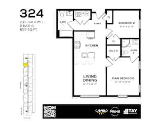 324 Floor Plan at 829 Garfield, Jersey City, 07305