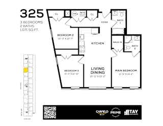 325 Floor Plan at 829 Garfield, Jersey City, NJ