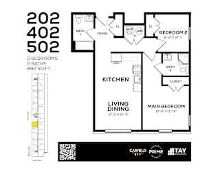 402 Floor Plan at 829 Garfield, New Jersey