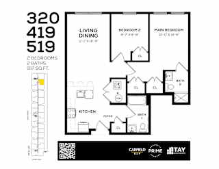 419 Floor Plan at 829 Garfield, Jersey City