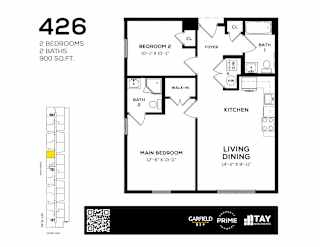 426 Floor Plan at 829 Garfield, Jersey City, 07305
