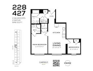 427 Floor Plan at 829 Garfield, New Jersey, 07305