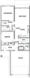 Twin Home floor plan