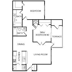 Peachtree Floor Plan  at Lakes at Suntree, Florida, 32940