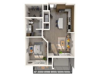 Prato Floor Plan at The Rialto, Orlando, FL, 32819