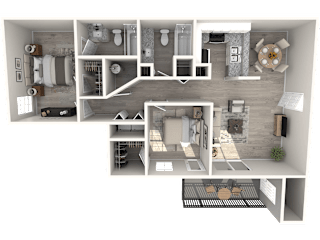 The Ashley Floor Plan at Saddleworth Green, Ocala, FL