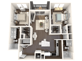 Jasmine Floor Plan at Barcelona Jupiter, Jupiter, FL, 33458