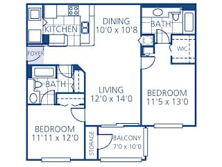 Edison Floor Plan at Promenade at Reflection Lakes, Florida