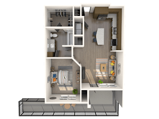 Cantania Floor Plan at The Rialto, Florida, 32819