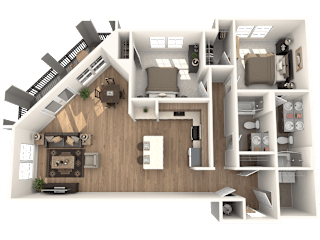 The Ashley Floor Plan at The Standard, South Carolina