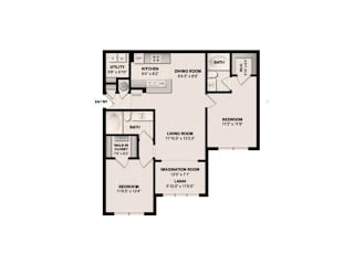 The Birch Floor Plan  at Grandeville on Saxon, Orange City, Florida