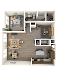 Trapani Floor Plan at The Rialto, Orlando, FL, 32819