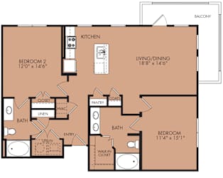 Mayborn Floor Plan at The Legend, Texas