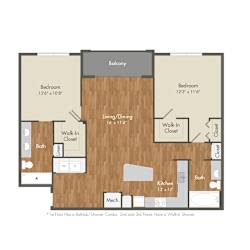 Jasmine Floor Plan at Barcelona Jupiter, Jupiter, FL, 33458