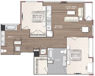2G Floor Plan at 511 Meeting, Charleston, 29403