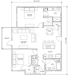 Osprey Floor Plan at Echo Lake, Bradenton, FL, 34211