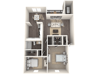 Vista Deluxe Floor Plan at The Brittany, Indialantic, FL, 32903