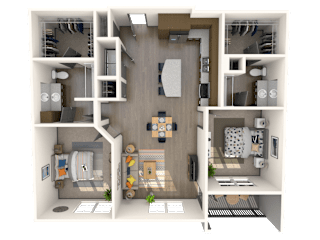Sorrento Floor Plan at The Rialto, Orlando, 32819