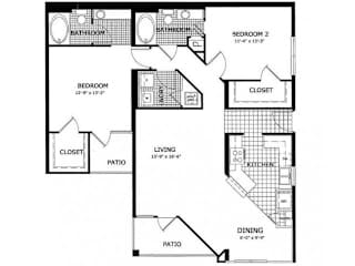 Royal Palm Floor Plan at Cypress Legends, Fort Myers, Florida