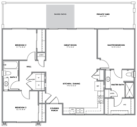 Flagstaff Floor Plan at Parke Place, Arizona, 86314