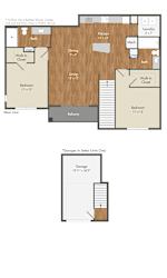 Orchid Floor Plan at Barcelona Jupiter, Jupiter, FL