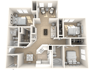 Napoli Floor Plan at Via Lugano, Boynton Beach, FL
