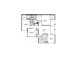 Cypress Floor Plan  at Cypress Legends, Fort Myers, Florida
