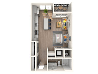 S1 Floor Plan at The District at Rosemary, Sarasota, FL, 34236