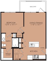 McLane - 2D Floor Plan at The Legend, Texas