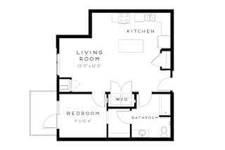 2 bed 2 bath W Floorplan at Maven on Broadway Apartments, Minnesota, 55904