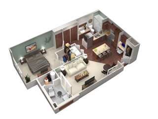 Brisa Floor Plan at Villas at San Dorado, Oro Valley, AZ, 85737