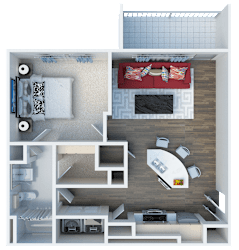 Cameron Floor Plan at The Legend, Waco, TX, 76712