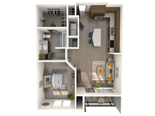 Florence Floor Plan at The Rialto, Orlando, FL