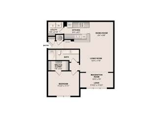 The Aspen Floor Plan at Grandeville on Saxon, Florida, 32763
