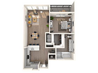 A8 Floor Plan at The District at Rosemary, Florida, 34236