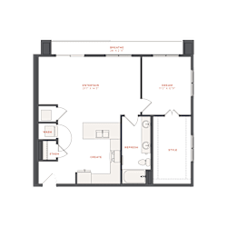 this floor plan is an approximation and may not include the most recent information at The Maven, Suwanee