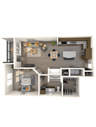 Vittoria Floor Plan at The Rialto, Florida, 32819